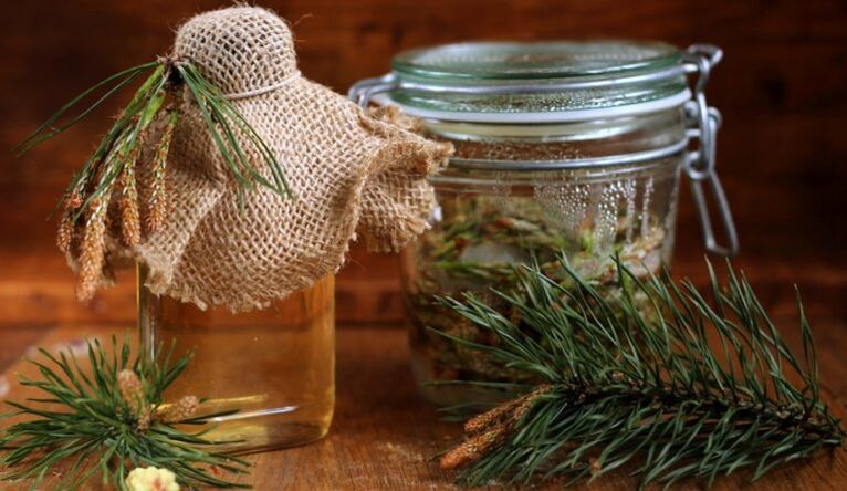 Pine of parasites decoction